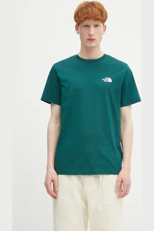 The North Face Tričko Simple Dome zelená barva