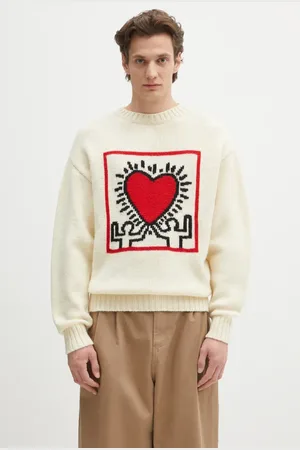 Wacko Maria Vlněný svetr x Keith Haring pánský
