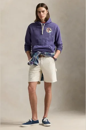 Ralph Lauren Bavlněné šortky Flat Front pánské