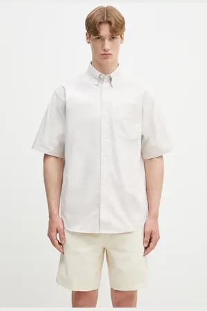 Carhartt Bavlněná košile S/S Braxton Shirt barva