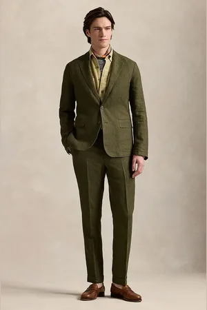 Ralph Lauren Lněné kalhoty Trouser pánské
