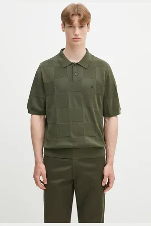 Carhartt Bavlněné polo tričko S/S Checker Polo barva