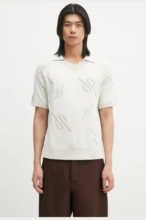 Daily paper Bavlněné polo tričko Monogram Polo Knit barva
