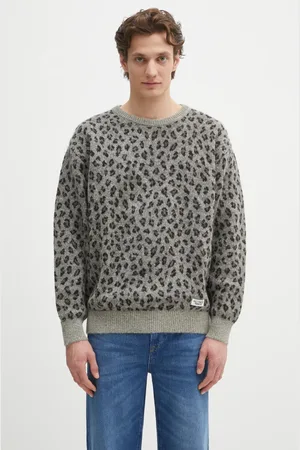 Wacko Maria Vlněný svetr Leopard Mohair pánský