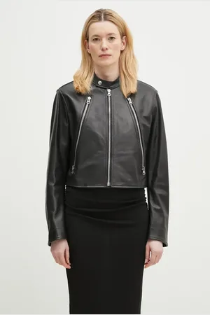 Maison Margiela Kožená bunda barva