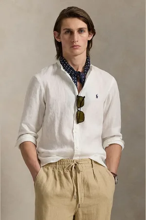 Ralph Lauren Lněná košile pánská