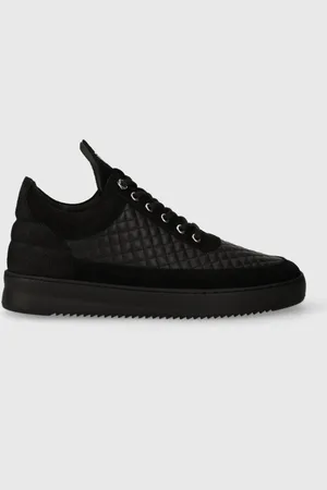 Filling pieces Kožené tenisky Low Top Quilted barva