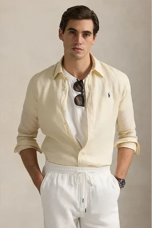 Ralph Lauren Lněná košile pánská