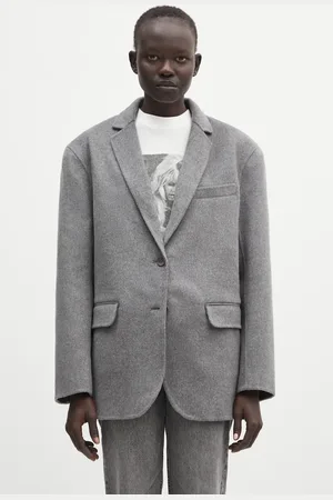 ANINE BING Vlněné sako Quinn Blazer barva