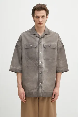 Rick Owens Bavlněná košile Magnum Tommy pánská