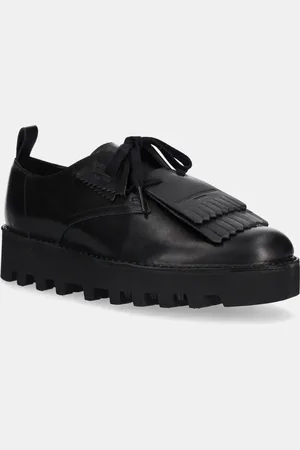 Clarks Kožené polobotky x Engineered Garments Desert Khan barva