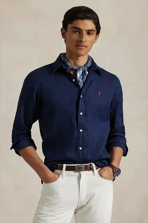 Ralph Lauren Lněná košile pánská
