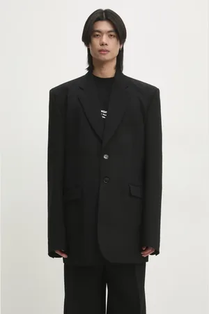 Vetements Vlněné sako Logo Embroidered Single Breasted barva