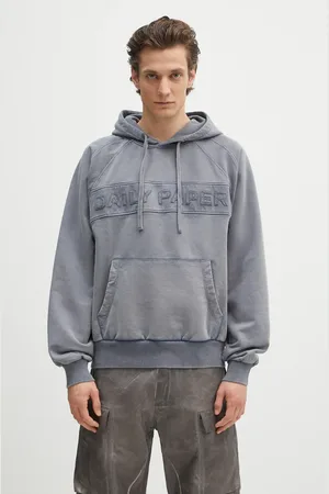 Daily paper Bavlněná mikina Garment Wash Hoodie pánská