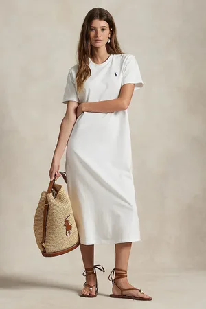 Ralph Lauren Bavlněné šaty barva