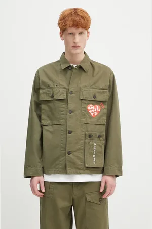 HUMAN MADE Bavlněná košile Military Shirt pánská