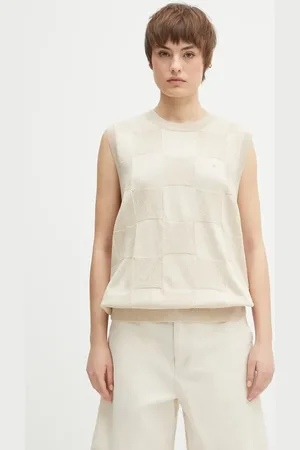 Carhartt Bavlněná vesta Checker Vest Sweater dámská