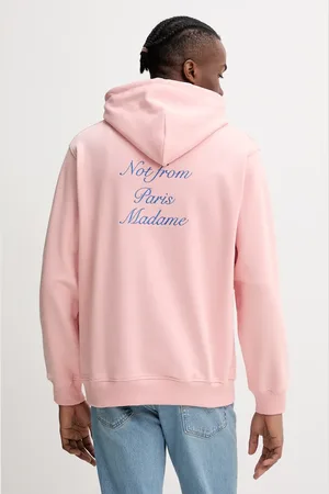 Drôle de Monsieur Bavlněná mikina Le Hoodie Slogan Cursive pánská