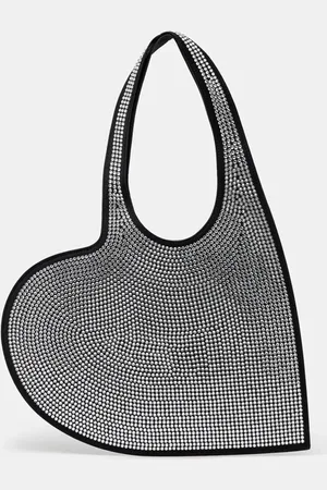 COPERNI Kabelka Crystal-Embellished Mini Heart Tote barva