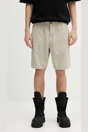 Barbour Kraťasy Natural Linen Blend Short pánské