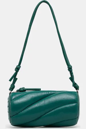 Fiorucci Kabelka Leather Mella zelená barva