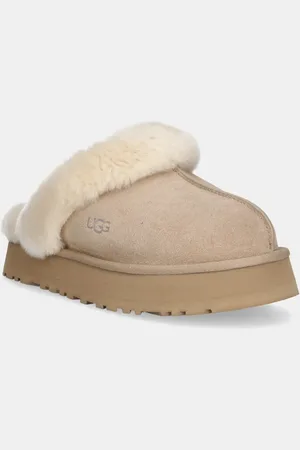 UGG Semišové papuče Disquette barva