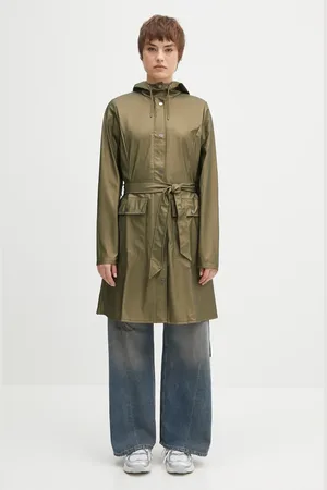 Rains Bunda Curve Long Jacket W3 barva