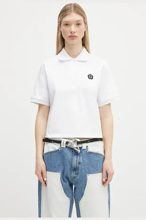 Kenzo Bavlněné polo tričko Boke Flower 2.0 dámské