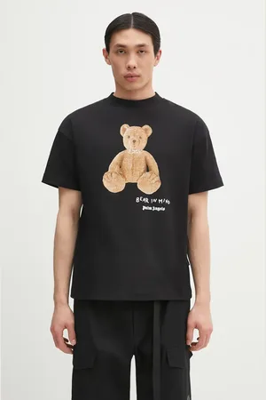 Palm Angels Bavlněné tričko Bear In Mind Reg pánské