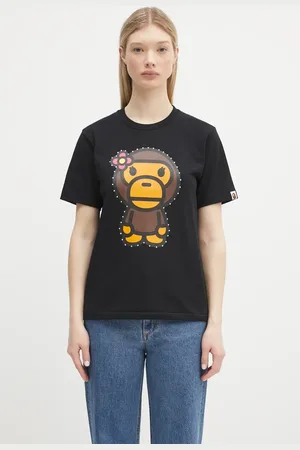 A Bathing Ape Bavlněné tričko Crystal Stone Big Baby Lisa dámské