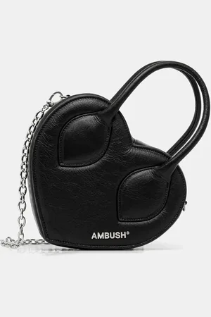 AMBUSH Kožená kabelka Heart Top Handle Bag barva