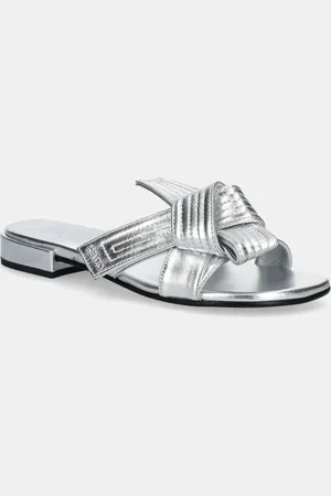 Kenzo Kožené pantofle Mule dámské