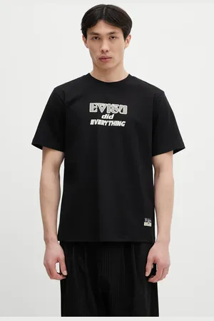 Evisu Bavlněné tričko Seagull-Daicock Printed SS pánské