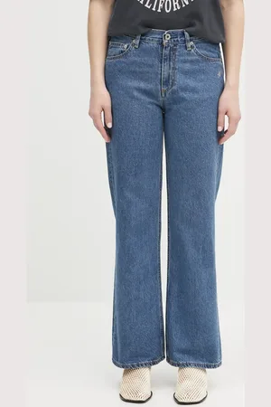 A Bathing Ape Džíny Crystal Ape Head Flare Denim dámské