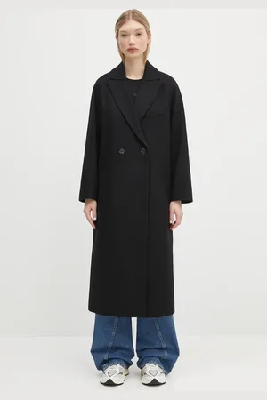 A.P.C. Vlněný kabát Manteau Flora dámský