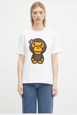 A Bathing Ape Bavlněné tričko Crystal Stone Big Baby Lisa dámské