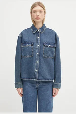 ANINE BING Džínová bunda Paxton Shirt barva