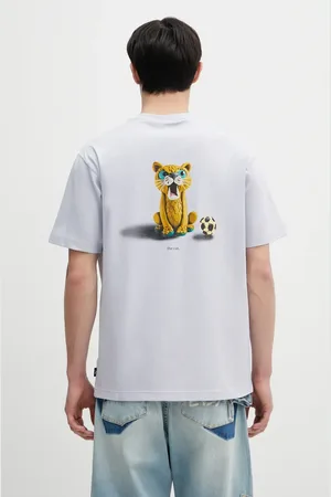 PUMA Bavlněné tričko GRAPHICS The Cat Tee pánské