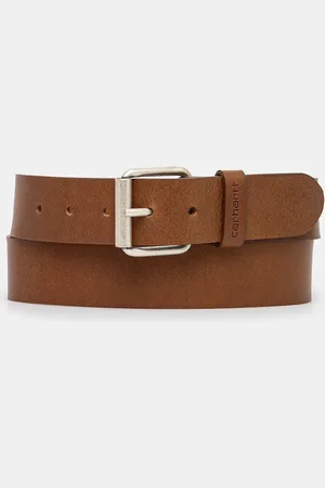 Carhartt Kožený pásek Script Belt barva