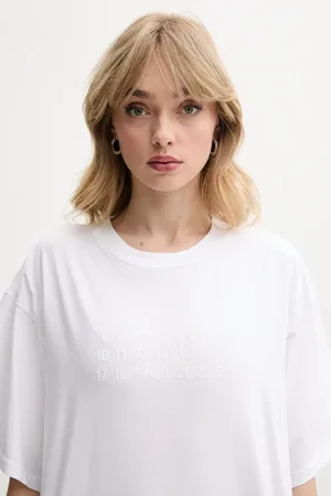 Maison Margiela Bavlněné tričko dámské