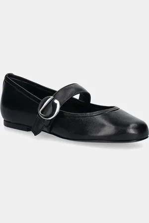 COPERNI Kožené baleríny Ballerina Belt Flat barva