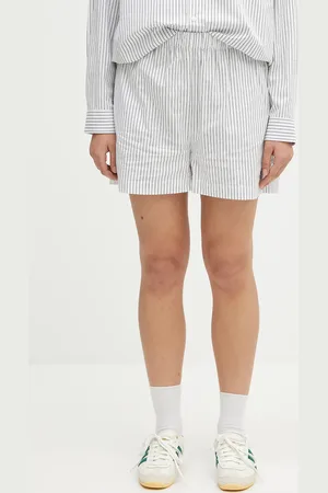 Sporty & Rich Bavlněné šortky Src Poplin dámské