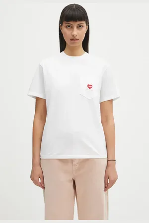 Carhartt Bavlněné tričko S/S Pocket Heart T-Shirt dámské