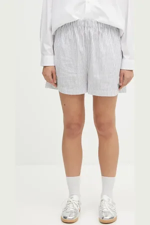 Sporty & Rich Bavlněné šortky Src Poplin dámské