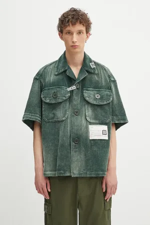 Maison Mihara Yasuhiro Bavlněná košile Amateur Sewn S/S Shirts pánská