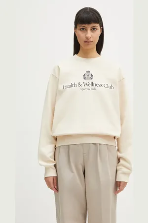 Sporty & Rich Bavlněná mikina H&W Crest Crewneck dámská