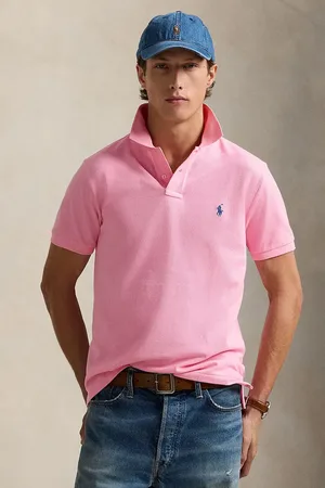 Ralph Lauren Bavlněné polo tričko modrá barva