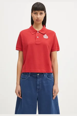 Sporty & Rich Bavlněné polo tričko H&W Crest Pique dámské