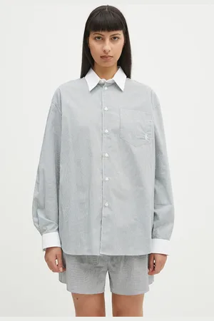 Sporty & Rich Bavlněná košile Src Oversized dámská