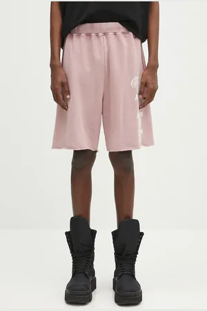 ARIES Bavlněné šortky Aged Ancient Column Sweatshort barva